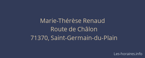 Marie-Thérèse Renaud