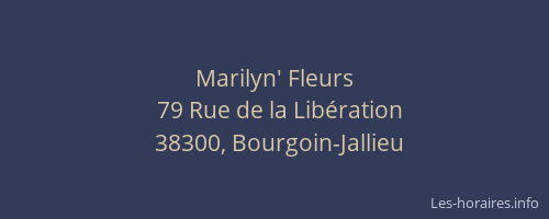 Marilyn' Fleurs