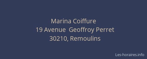 Marina Coiffure