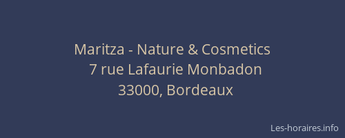 Maritza - Nature & Cosmetics