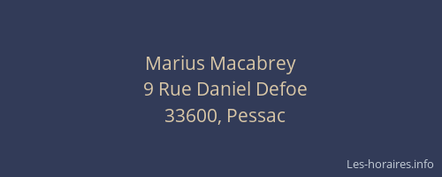 Marius Macabrey