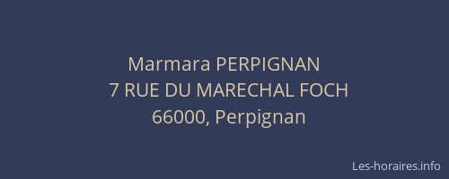 Marmara PERPIGNAN