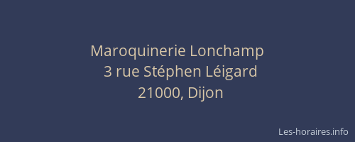 Maroquinerie Lonchamp
