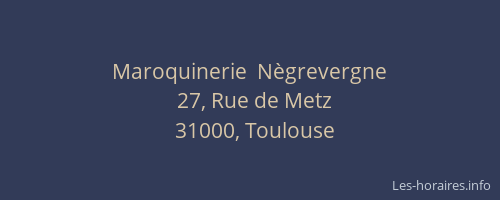 Maroquinerie  Nègrevergne