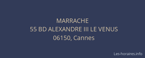 MARRACHE