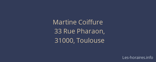 Martine Coiffure