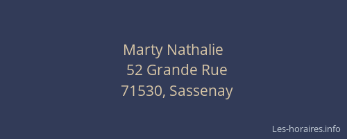 Marty Nathalie