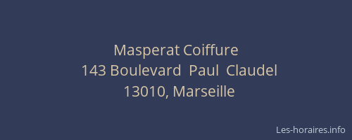 Masperat Coiffure