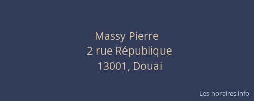 Massy Pierre