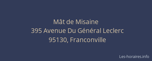 Mât de Misaine