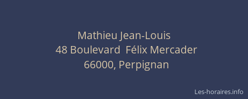 Mathieu Jean-Louis