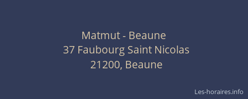 Matmut - Beaune