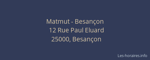 Matmut - Besançon
