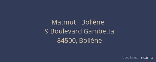 Matmut - Bollène