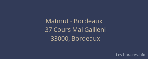 Matmut - Bordeaux