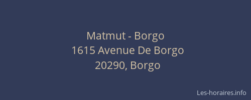 Matmut - Borgo