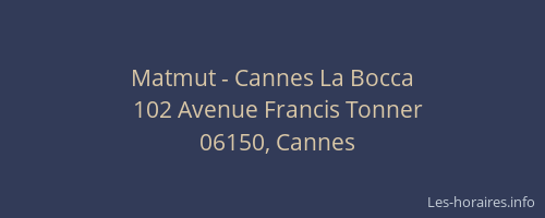 Matmut - Cannes La Bocca