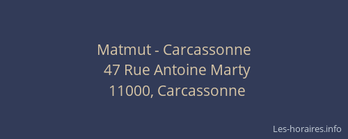 Matmut - Carcassonne