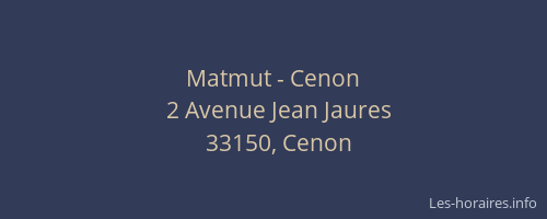 Matmut - Cenon