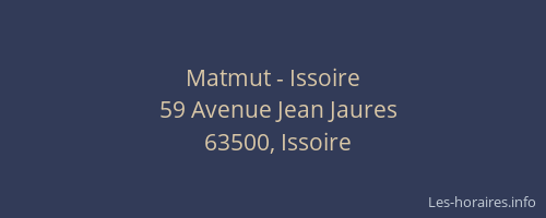 Matmut - Issoire