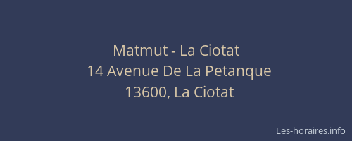 Matmut - La Ciotat
