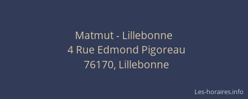 Matmut - Lillebonne