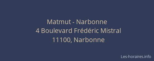 Matmut - Narbonne