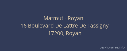 Matmut - Royan