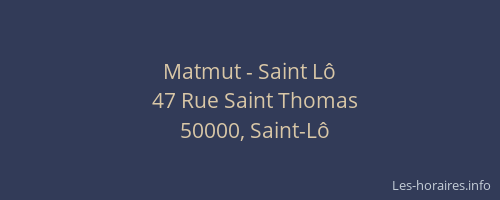 Matmut - Saint Lô