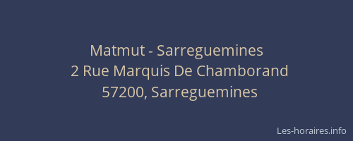 Matmut - Sarreguemines