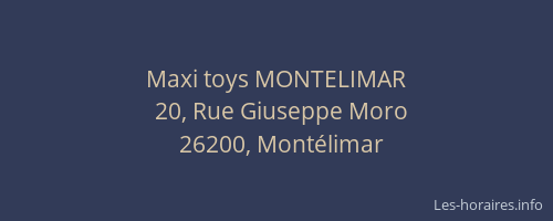 Maxi toys MONTELIMAR