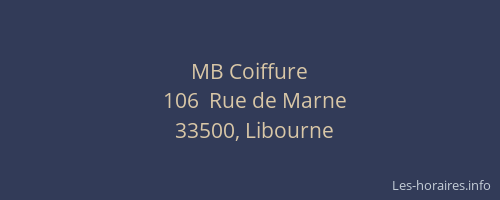 MB Coiffure