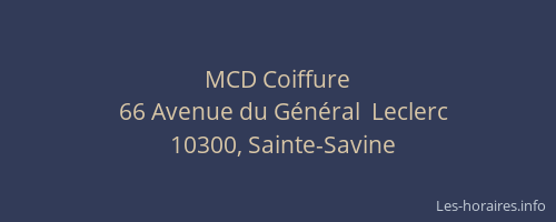 MCD Coiffure