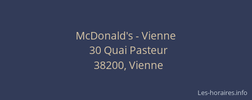 McDonald's - Vienne