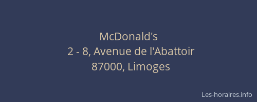 McDonald's