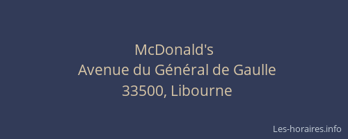 McDonald's