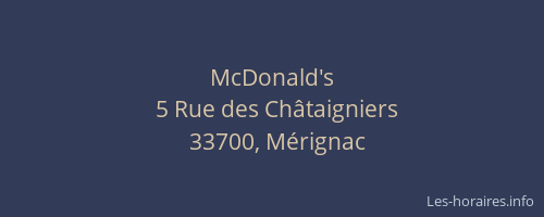 McDonald's