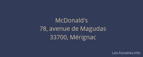 McDonald's