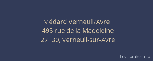 Médard Verneuil/Avre