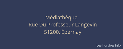 Médiathèque