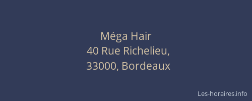 Méga Hair