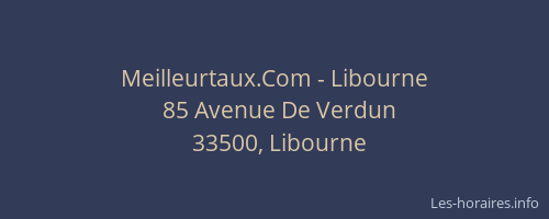 Meilleurtaux.Com - Libourne