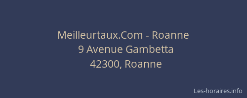 Meilleurtaux.Com - Roanne