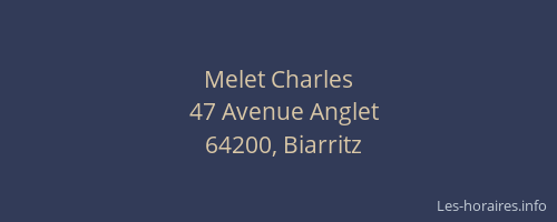 Melet Charles