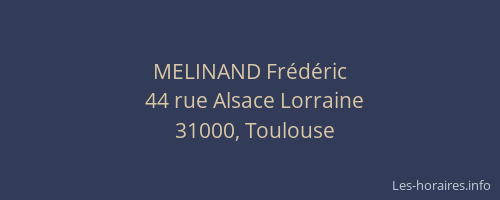 MELINAND Frédéric