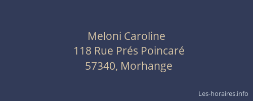 Meloni Caroline