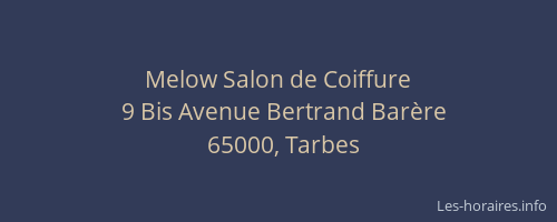 Melow Salon de Coiffure