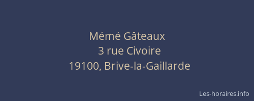 Mémé Gâteaux