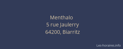 Menthalo