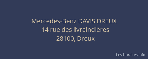 Mercedes-Benz DAVIS DREUX